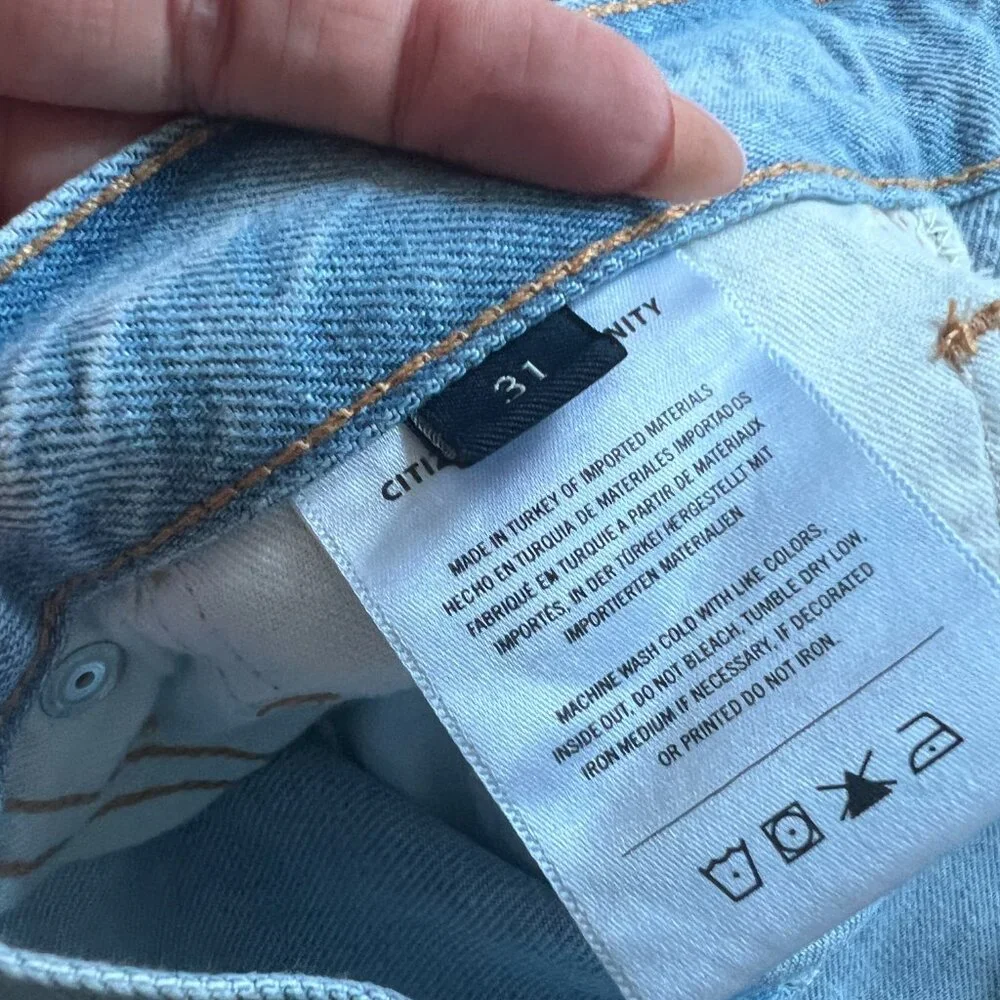 NWT Citizens of Humanity Paloma Baggy Jeans in Alemayde - Picture 10 of 10